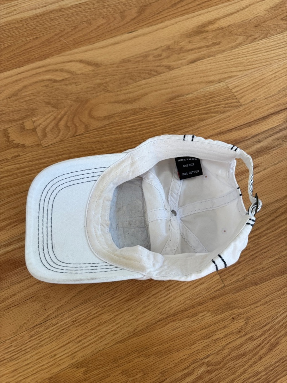 All American Girl Baseball Cap Strapback Hat USA Flag White Wild Wear Patriotic - Picture 2 of 2